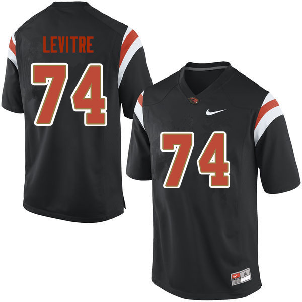 Youth Oregon State Beavers #74 Andy Levitre College Football Jerseys Sale-Black